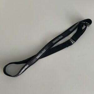 Brazilian Brand Track & Field Skinny Adjustable Black Headband
